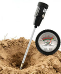 2 In 1 Soil pH And Moisture Meter Plug And Play No Battery Needed Portable Garden Tool with probe in soil, 295 mm long