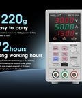 Variable DC Power Supply Pro Grade 0 To 50V 0 To 6A 150W Switching Regulated Benchtop Power Supply With Memory