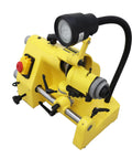 Pro Grade Heavy Duty Universal Cutter Grinder Sharpener Multi Function Bench Machine For Drill And Lathe Tools Comes With Full Collet Kit 110V with powerful yellow motor.