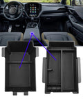 Subaru Crosstrek Center Console Organizer Tray Dual Layer Storage Box For 2024 2025 2026 Models Fits Impreza And Crosstrek
