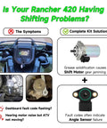 Electric Power Shift Motor With Angle Sensor Replacement Direct Fit For Honda Rancher 420 TRX420TE ATV kit components