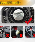 Heavy Duty Recoil Starter Compatible With Champion Generators 196cc 212cc 224cc Pull Start Assembly pawl mechanism detail.