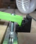 10 Pcs 4 Step Clamp Blocks in use as CNC spacers, showcasing green and black 3D printed materials for precision hold down.