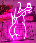 Lady Back Neon Sign Dimmable LED Neon Light Sexy Lady Decor For Bedroom Bar Party Ideal For Man Cave Home Decor Gift Bright Colorful Neon Wall Art Glow