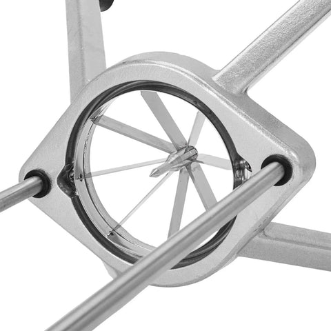 Close-up of 8 Section Commercial Citrus Wedger with Stainless Steel Blades for Bar or Restaurant Prep Easy Lemon and Lime Cutter 8 Wedges