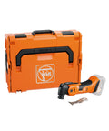 Heavy Duty Cordless Oscillating Multi Tool Delivering Slick Fast Cuts For Wood Metal And Tile Sanding with orange case