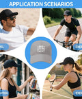 Men's Dope Breathable Light Gray Tennis Cap, Lightweight Adjustable Baseball Hat for Travel, Exercise, and Relaxation