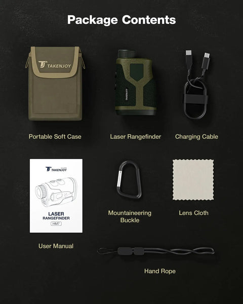 Straight Shooter Laser Rangefinder For Hunting With Seven X Magnification And Twelve Hundred Yard Range Built For Dense Cover Featuring Quick Speed Calculations Waterproof Build And Carry Pouch