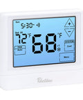 Pro Series 7 Day WiFi Programmable Thermostat With Touchscreen 4 Heat 2 Cool Multi Stage Climate Control Smartphone And Alexa Compatible Easy Swing Temperature Differential Works With iOS And Android, front view