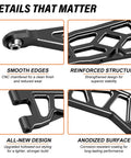 Details of Arrma Aluminum Alloy Front And Rear Suspension Arms Set For One Sixteenth Mini Kraton 3S Upgrade Parts Replace ARA 2674 ARA 2675