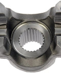 Heavy Duty Front Driveshaft Pinion Yoke Assembly Drop Right Into Dana 30 Front Axles For Street Ready Flex Fits Fords Chevys Jeeps Dodges American Motors And Plymouth No Hassle Install Ride Smoother Starting 57 Up, close-up view showing gear teeth and mounting holes.