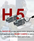 4K Helmet POV Action Cam For Motorcycles With 30fps, WiFi, Electronic Image Stabilization, Rechargeable Battery, Direct Power Interface