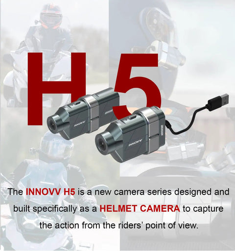 4K Helmet POV Action Cam For Motorcycles With 30fps, WiFi, Electronic Image Stabilization, Rechargeable Battery, Direct Power Interface