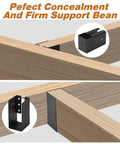 High Performance 2X4 Concealed Joist Hangers With Hardware, Rust Resistant Carbon Steel Swing Brackets for support beams in deck construction.
