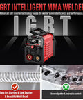 2 In 1 110V MMA Stick Welder And Lift TIG Inverter Portable Arc Welder with digital display and IGBT technology.