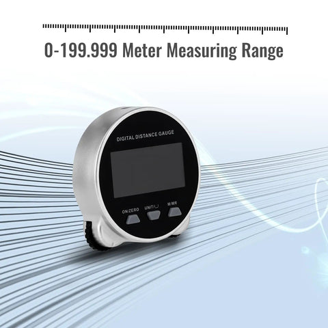 Workhorse Digital Measuring Wheel With LCD Display And Multiple Unit Support Electronic Tape Measure For Flat Surfaces Curves Diameters And Irregular Objects Ideal For Construction Home Renovation And Landscaping Projects, LCD display