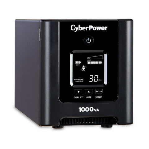 OR1000PFCLCD PFC Sinewave UPS System 1000VA 700W with Eight NEMA 5 15R Outlets AVR Mini Tower Power Backup for Computers Workstations and Networking Gear