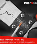 8 Inch Multifunction Pliers Set 5 In 1 Wire Stripper Crimper Cutter Needle Nose Pliers Long Nose Pliers Linesman Side Cutters