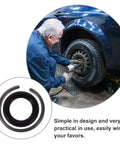 Premium Impact Wrench Socket Retainer Ring Kit With O-rings For Power Tool Repair And Rebuild Universal 1/2 Drive, black iron rubber ring