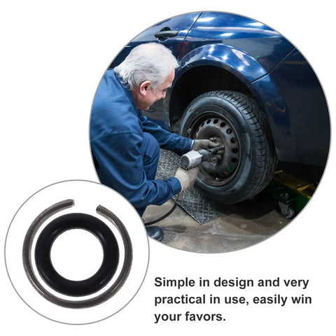 Premium Impact Wrench Socket Retainer Ring Kit With O-rings For Power Tool Repair And Rebuild Universal 1/2 Drive, black iron rubber ring