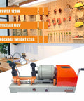 Portable Horizontal Metal Cutting Tool With 110V Power High Precision Slotting Machine on workshop table