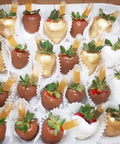 Clear 4Ml Plastic Dropper Pipettes, 100 Pack For Flavor Transfer And Decorating, Ideal For Chocolates And Strawberries, Cupcakes, Ice Cream, Mini Cakes, Waffles, Kid Friendly Art Projects, Kitchen Craft Supplies, used on chocolate-covered strawberries