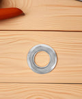 Stainless Steel Washing Machine Hub Nut Replacement Kit Durable Washer Nut Set on wooden surface