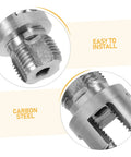 Upgrade Your Plumbing Game With This Awesome Dual-Function Pipe Thread Cutting Tool Kit. Carbon steel threading tool for PVC pipes.