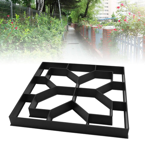 15.7X15.7 Inch Walk Maker Mold For Concrete Pavers ABS Reusable DIY Stepping Stone Paver For Lawn Patio Garden Yard Pathways