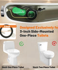 All In One 3 Inch Flush Valve Repair Kit For Most One Piece Toilets With Universal Fit Includes Drain Valve G One Half Inch