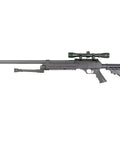 Beefy Heavyweight Spring Airsoft Sniper Rifle With Precision Tuning Over 450 FPS 30 Round Magazine Includes 3 To 9x40 Scope Bipod Sling And Speed Loader Aluminum Build For Realistic Feel And Seriously Accurate Shots