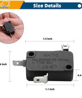 Plug And Play Golf Cart Accelerator Pedal Box Micro Switch 25861G01 Replaces OEM 25861G01 731 10896 size and fit details