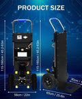 Product size image of Heavy Duty Electric Stair Climbing Dolly, 880 Lb Capacity Hand Truck With Solid Rubber Tires.