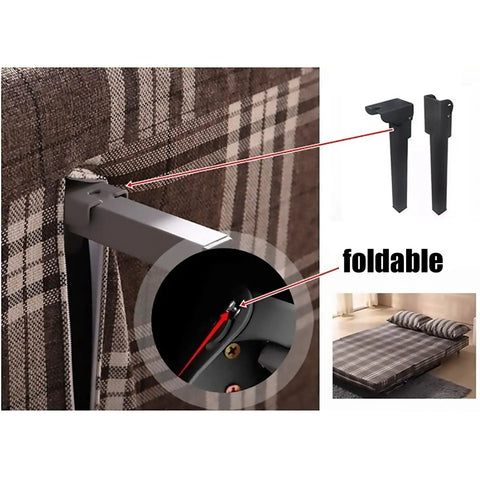 Built Like A Tank Folding Furniture Legs And Bed Feet Set Of Four Heavy Duty Metal Support Stands With Mounting Hardware foldable feature