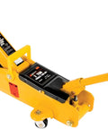 2 Ton Floor Jack With 4000 Pound Capacity Heavy Duty Steel Frame Workhorse For Auto And Garage Lifts Swivel Rear Casters