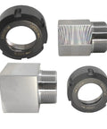 ER 32 Collet Block Set Square And Hex Chuck Block Pro Grade Workholding Holder with steel square and hex blocks, high concentricity.