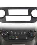 Dasbecan black plastic AC control panel center dash vent trim for Honda CR-V (2007–2011) with two circular knob openings