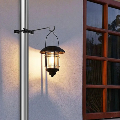 Two Pack Bird Feeder Hanger Hooks Clamp On Deck Railing Mounts With Rust Resistant Iron Construction Outdoor Hang Brackets For Plants Lanterns Birdhouses Windproof Tree Branch Hooks For Your Backyard Bird Watching