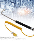 Type K Thermocouple Temperature Probe With Insulated Handle Curved Shank Sensor for gas and liquid detection in industrial setting