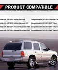 Rear Liftgate Window Glass Release Switch Button Replacement For 2007 Through 2014 Cadillac Escalade ESV Suburban 1500 2500 Tahoe Yukon GMC And Chevy SUVs Replaces 15798062 22863048 OEM Grade compatibility chart and SUV