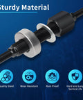 Harmonic Balancer Installation Tool For Chevy Small Block And Big Block Cranks, steel tool with threaded rod and thrust bearing