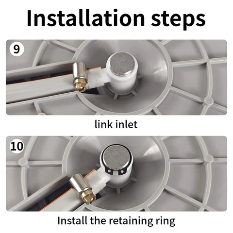 Top Notch Smart Garden Hose Repair Connector Kit With Clamps For 1/2 Inch Fittings Durable Gray Water Hose Fix It Fast Easy Install step 9-10