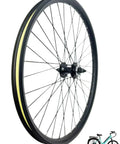 EBike Front Wheel 26 Inch 36H Double Wall Aluminum Rim 100mm Bolt On Hub 13G Spokes Disc Brake Compatible