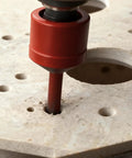 5/16 Inch 2 Pack Diamond Hole Saw Bits Heavy Duty Workhorse Core Drill Set in action drilling through concrete surface