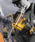 Worker using Electric Grease Gun With Lithium Battery Power For Industrial Machinery Lubrication Rechargeable 15 Battery Cells