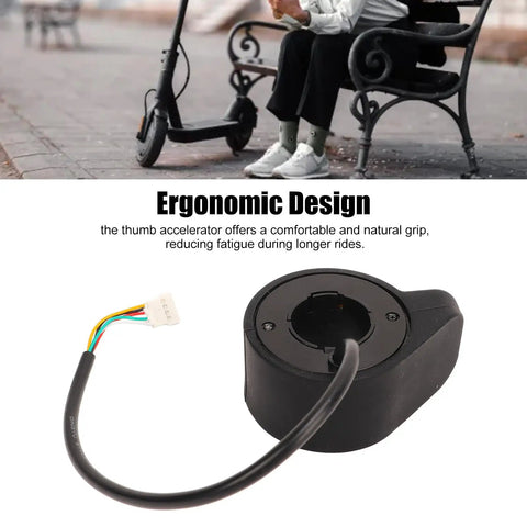 Electric Scooter Throttle Accelerator Finger Thumb Grip Replacement, Universal Fit For Kugoo S1 Plus And Most Electric Scooters, Snappy Response, Plug And Play Installation, No Tools Needed, Smooth, Reliable Control