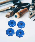Heavy Duty Gas Cylinder Valve Handles Set of 4 with Hexagonal Aluminum Alloy Industrial Hand Wheels Non Slip Grip for Emergency Valve Opening and Laboratory Use