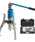 Badass Heavy Duty 20 Ton Hydraulic Gear Puller With Case Removes Seized Bearings Gears Pulleys Off Cars Trucks Using Forged Alloy Steel Strength Plus Versatile Two Or Three Jaw Options That Spin 360 Degrees Helping Mechanics Fix All Tough Jobs, with case