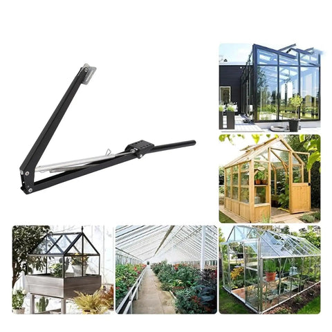Solar Powered Greenhouse Vent Opener Kit For Auto Roof And Window Vent, Temperature Activated Opens At 30C, No Electricity Needed, Cuts Power Bills, Keeps Vegetable Farms And Home Gardens Fresh Air And Humidity