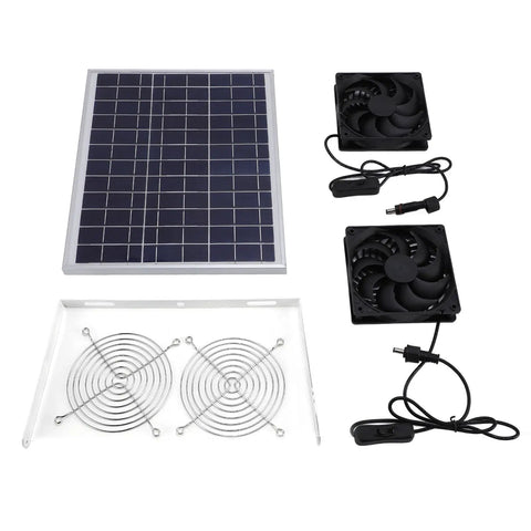 Beat The Heat With A Solar Powered Exhaust Fan With Waterproof Kit For Greenhouses Sheds And Pet Houses Energy Saving Solar Panel Ventilation System Delivers Fresh Air